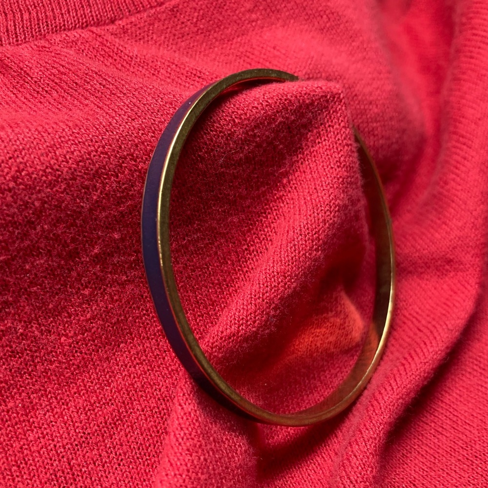 Vintage 1980s blue bangle